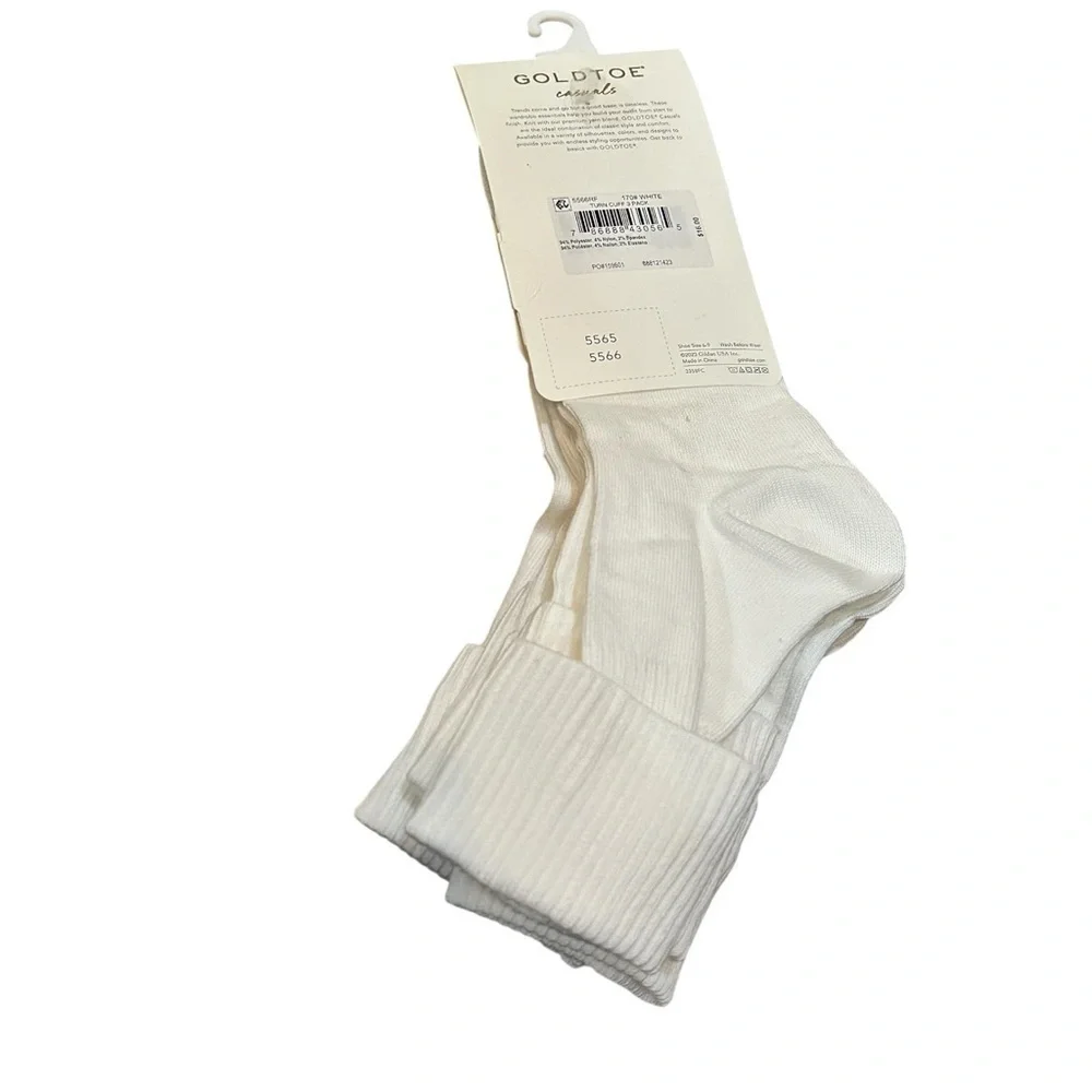 Women’s Underwear & Socks Bundle Size 8 Cotton Briefs + White Crew Socks 3 Pair